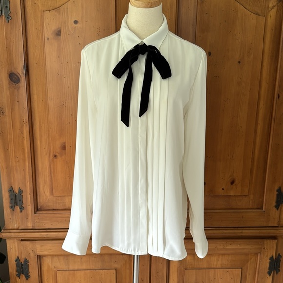 ralph lauren tie blouse